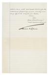 EDISON, THOMAS A. Letter Signed, to the Minister of Agriculture of Brazil ("Your Excellency"),